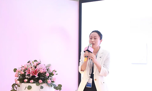 佰鴻集團全國營銷總監(jiān)陳海琴致辭